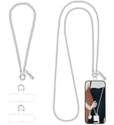Amazon.com: Derraffina Metal Phone Chain, Crossbody